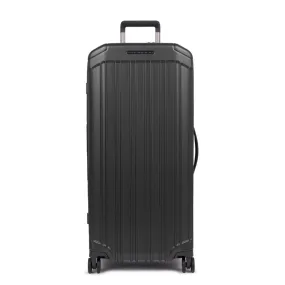 Piquadro Pq-Light 80Cm Hardcase 4 Double Wheel Trunk Check-In Trolley Matt Black - Bv5213Pql/No