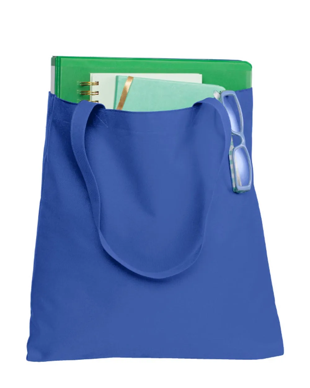 Polyester Daily Use Document Tote Bags with Self Fabric Handles