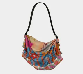 Pumpkin Patch Floral Hobo Scarf Bag