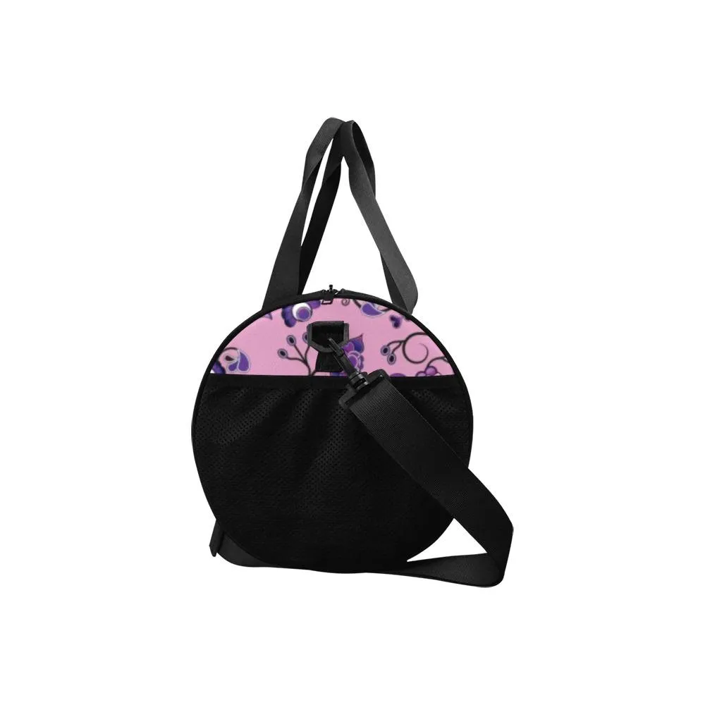 Purple Floral Amour Duffle Bag