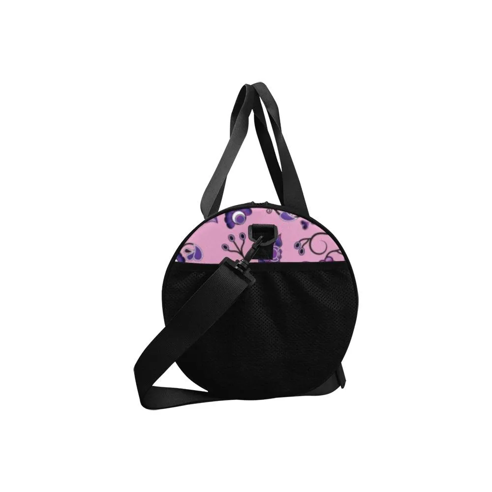 Purple Floral Amour Duffle Bag