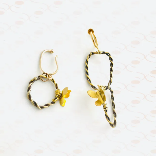 "Adventure" Clip Earrings