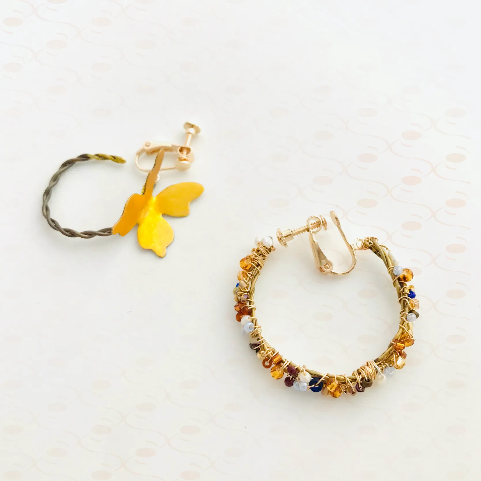 "Adventure" Clip Earrings