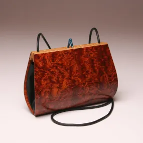 "Calliandra" Medium Handbag - Single Strap - Bubinga with Maple Top Edge *SOLD OUT*