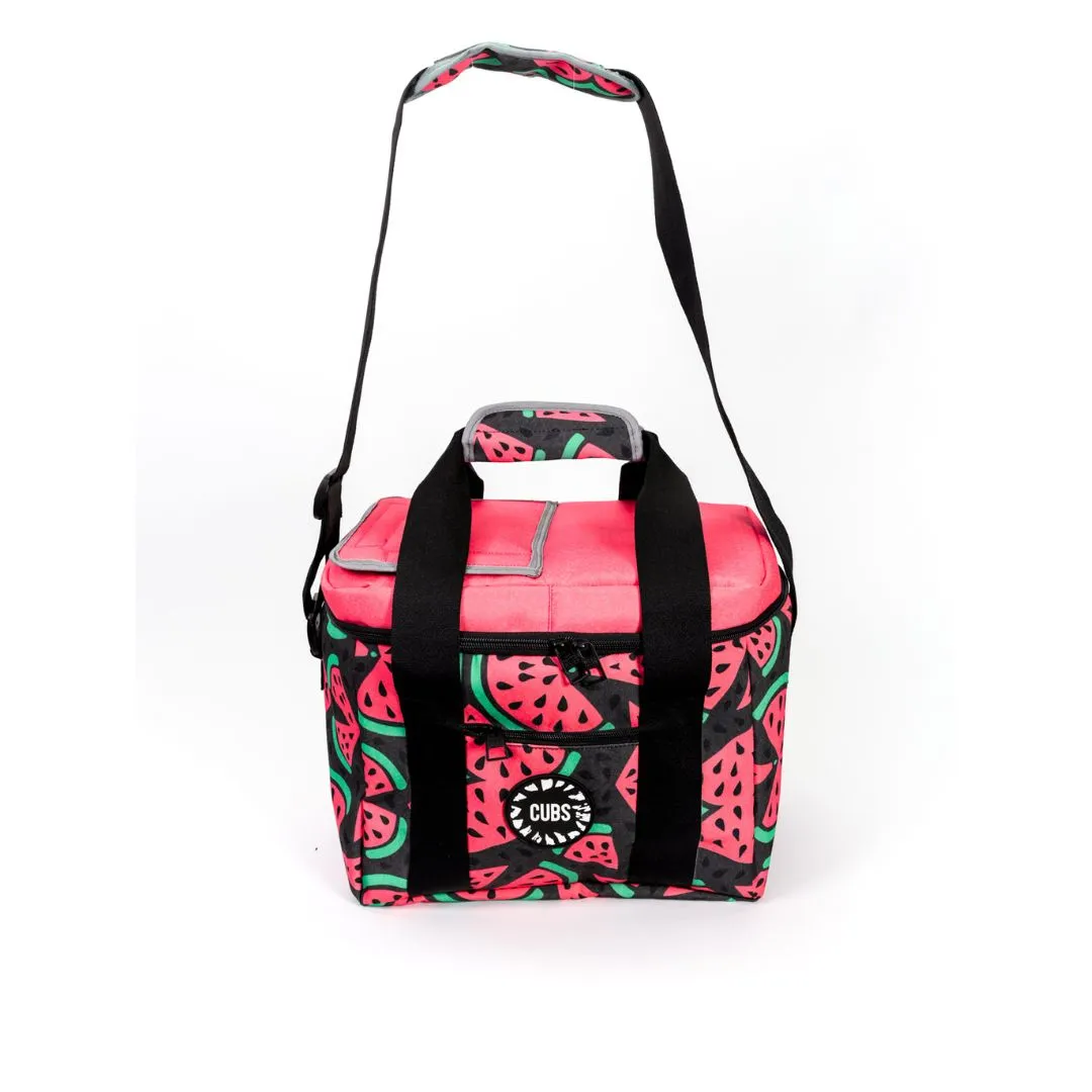 Red & Black Watermelons cooler Bag