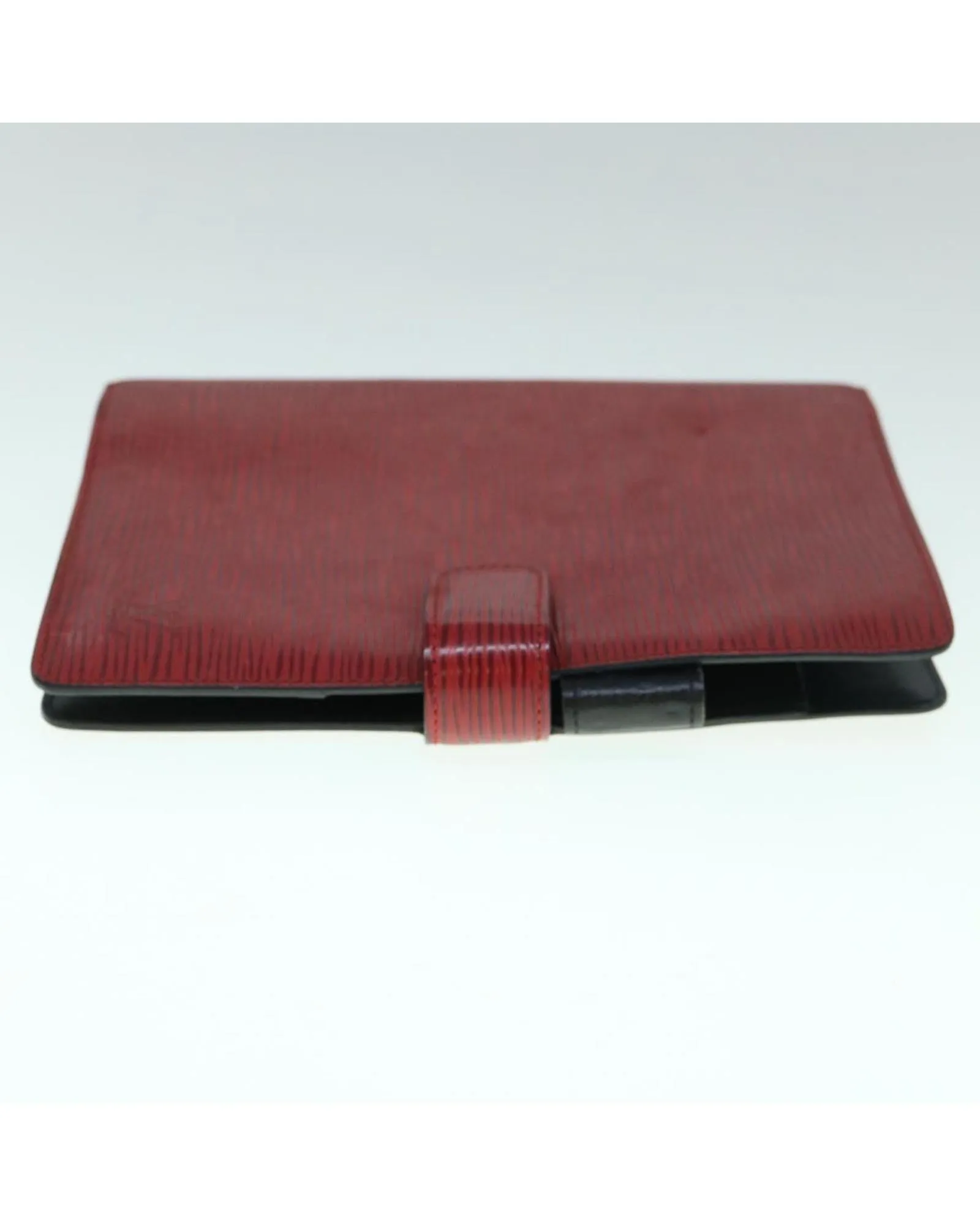 Red Epi Leather Day Planner Cover with Accessories - Rank C