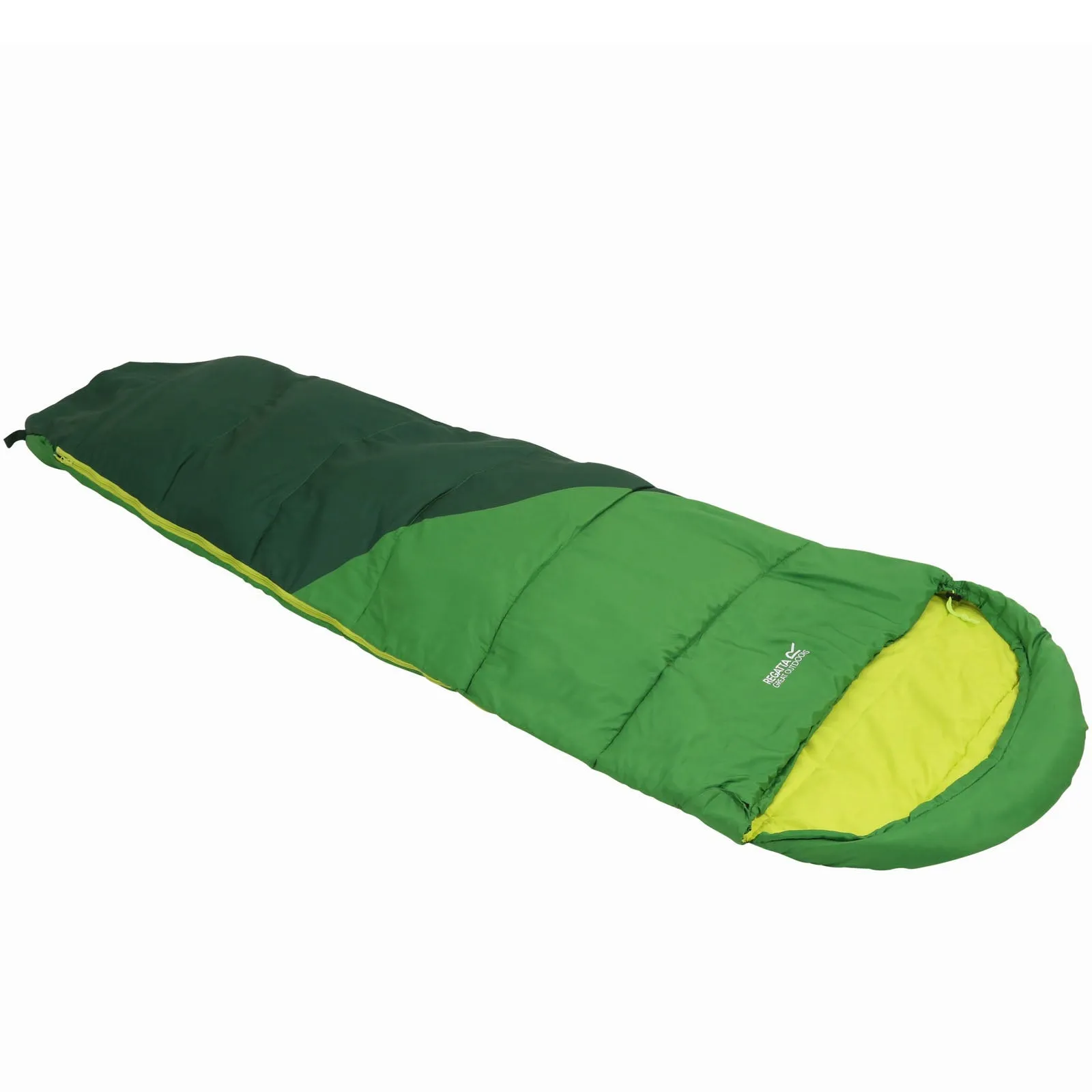 Regatta Hilo V2 250 Mummy Camping Insulated Sleeping Bag - Extreme Green