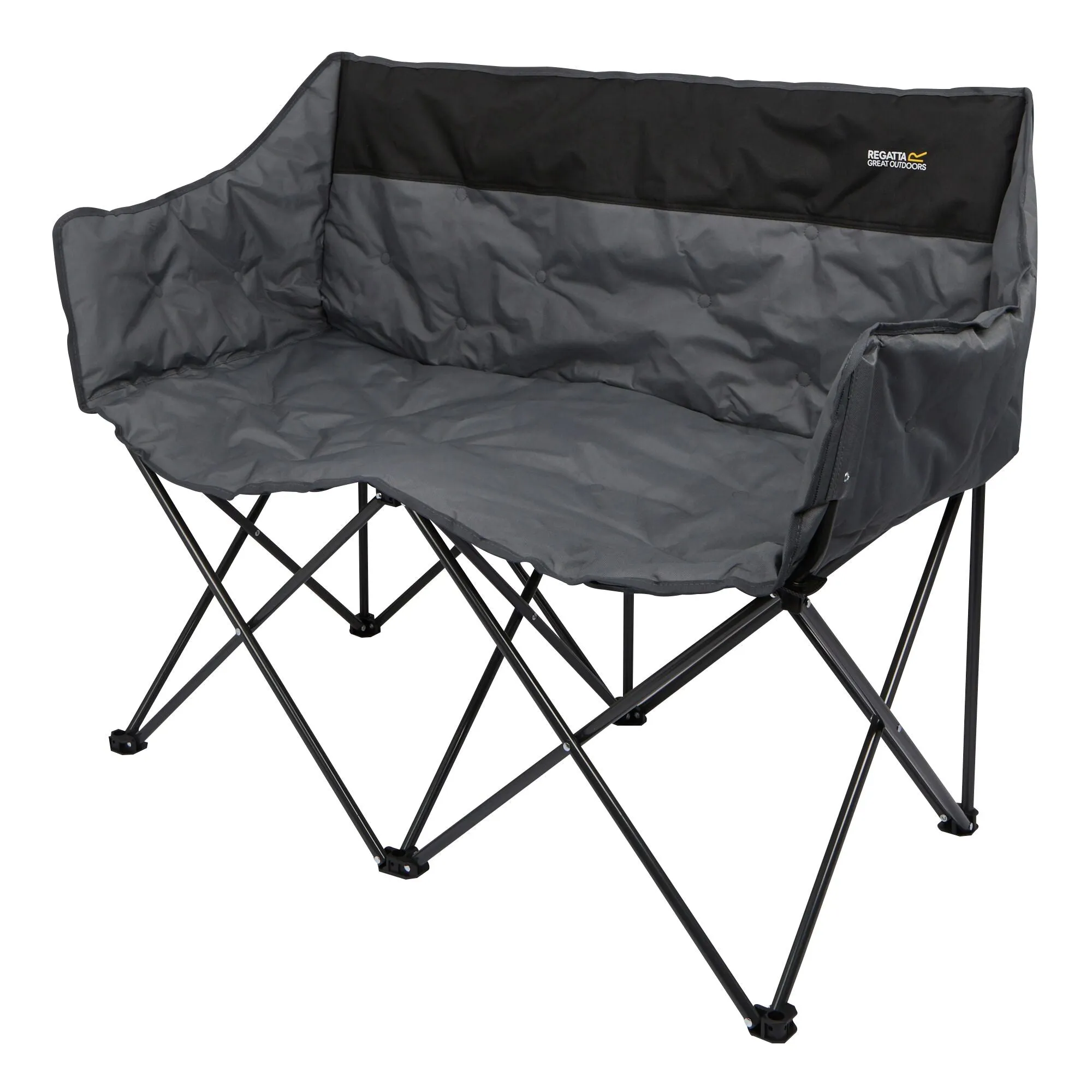 Regatta Navas Doube Camping Chair - Black/Ebony - One Size