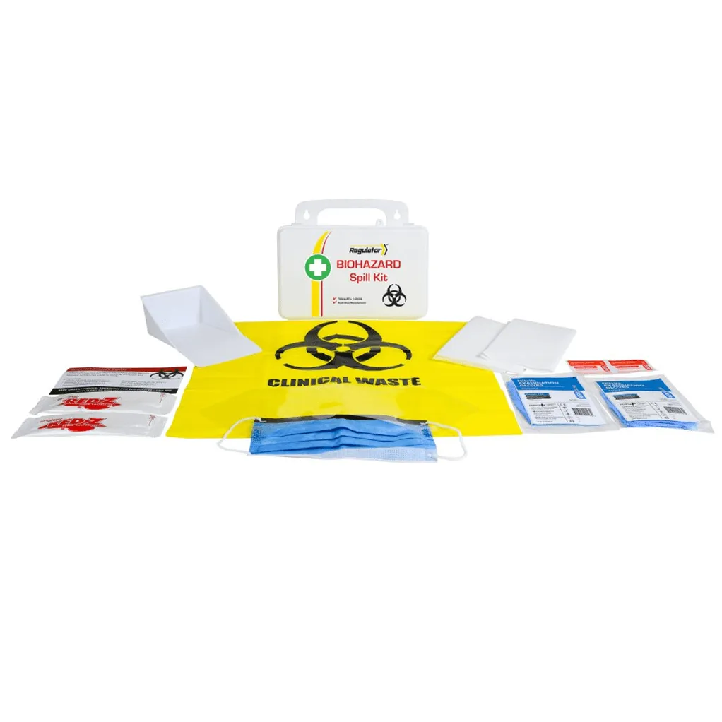 REGULATOR Biohazard Plastic Spill Kit Waste