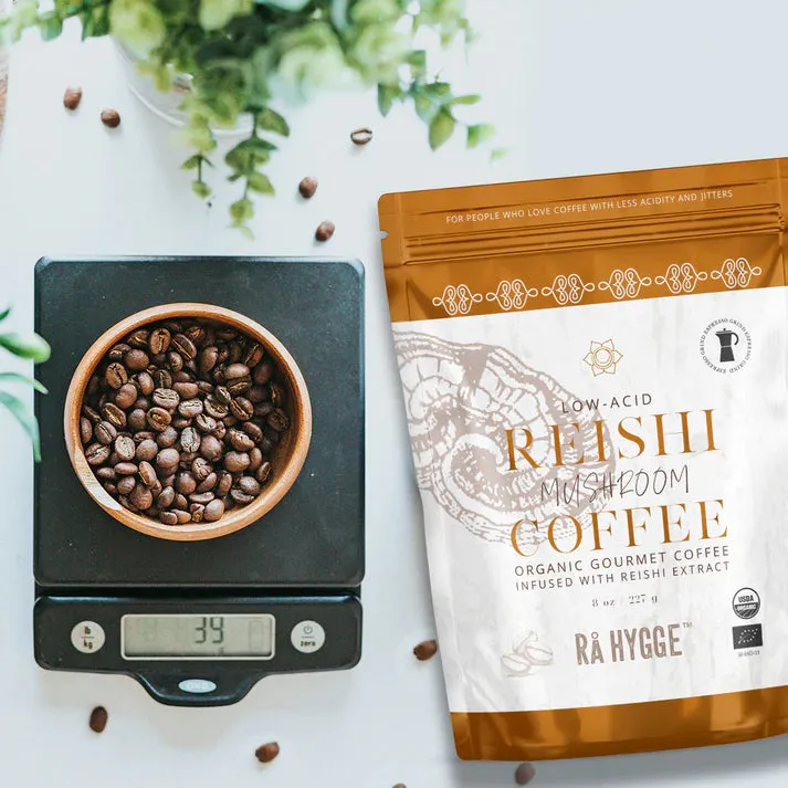 Reishi Mushroom Coffee Espresso ground 227 g / 8 oz - Ra Hygge