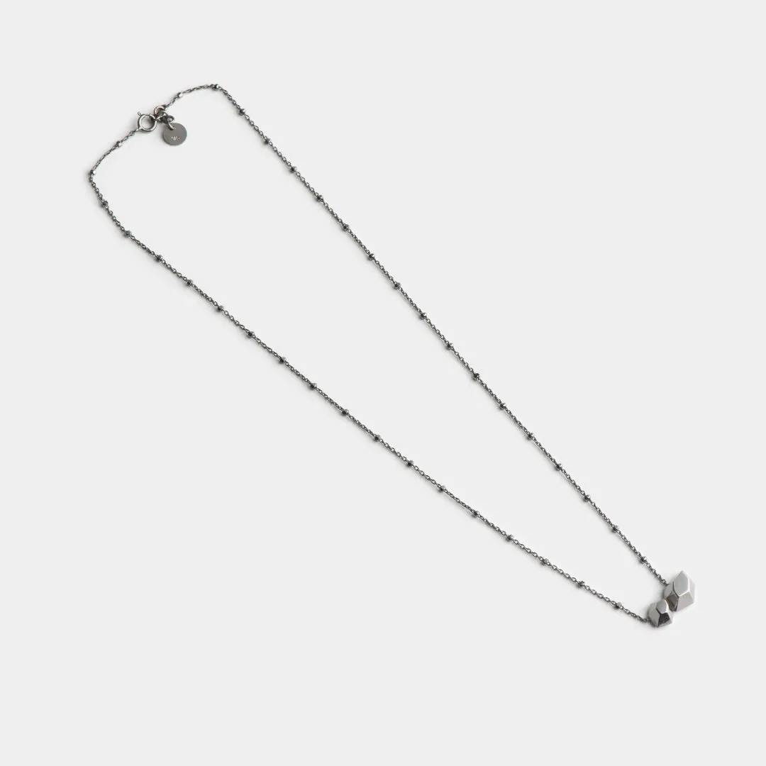 Repeated Dream - necklace - sterling silver 925 - dark rhodium