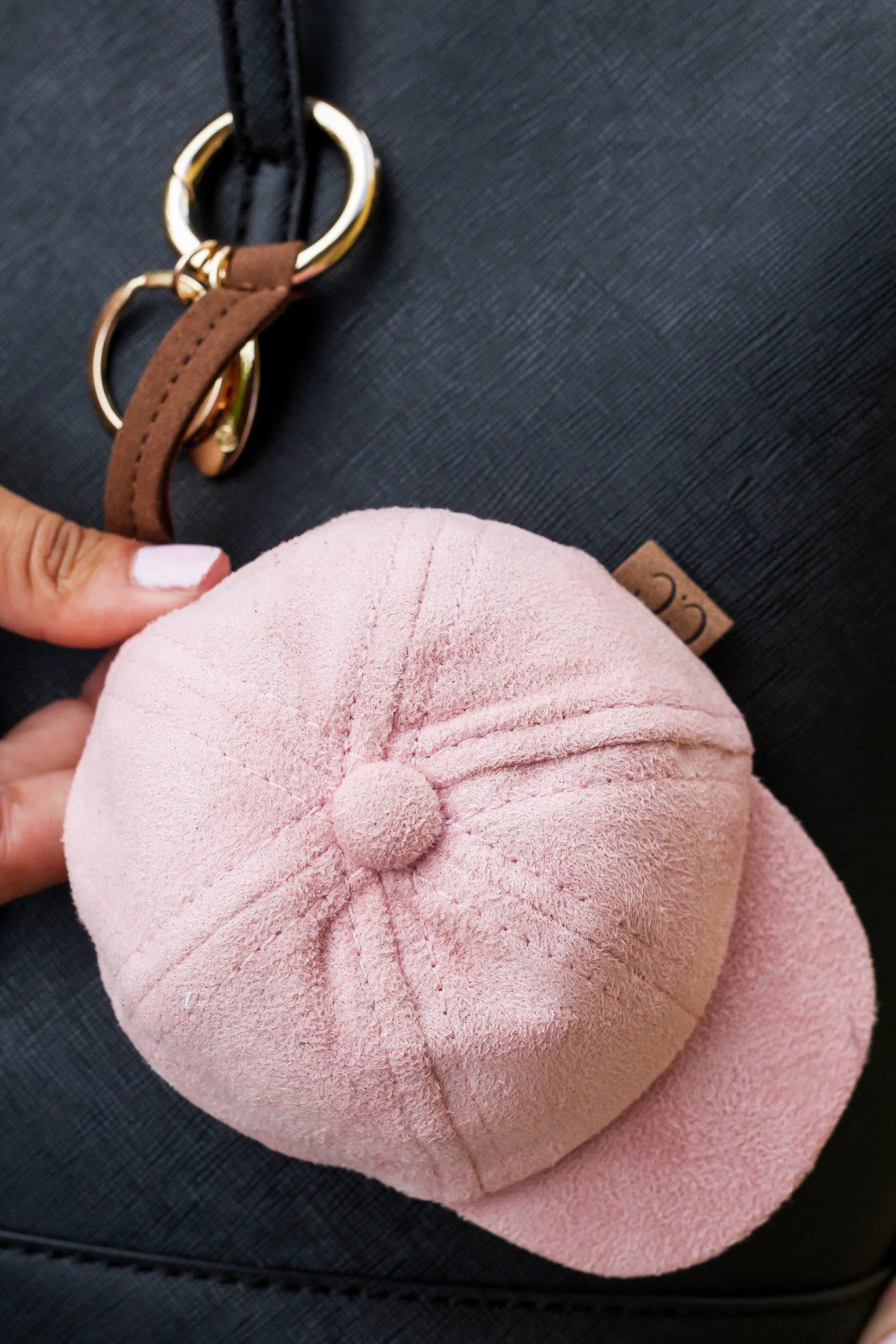 Rose Baseball Cap Coin Purse