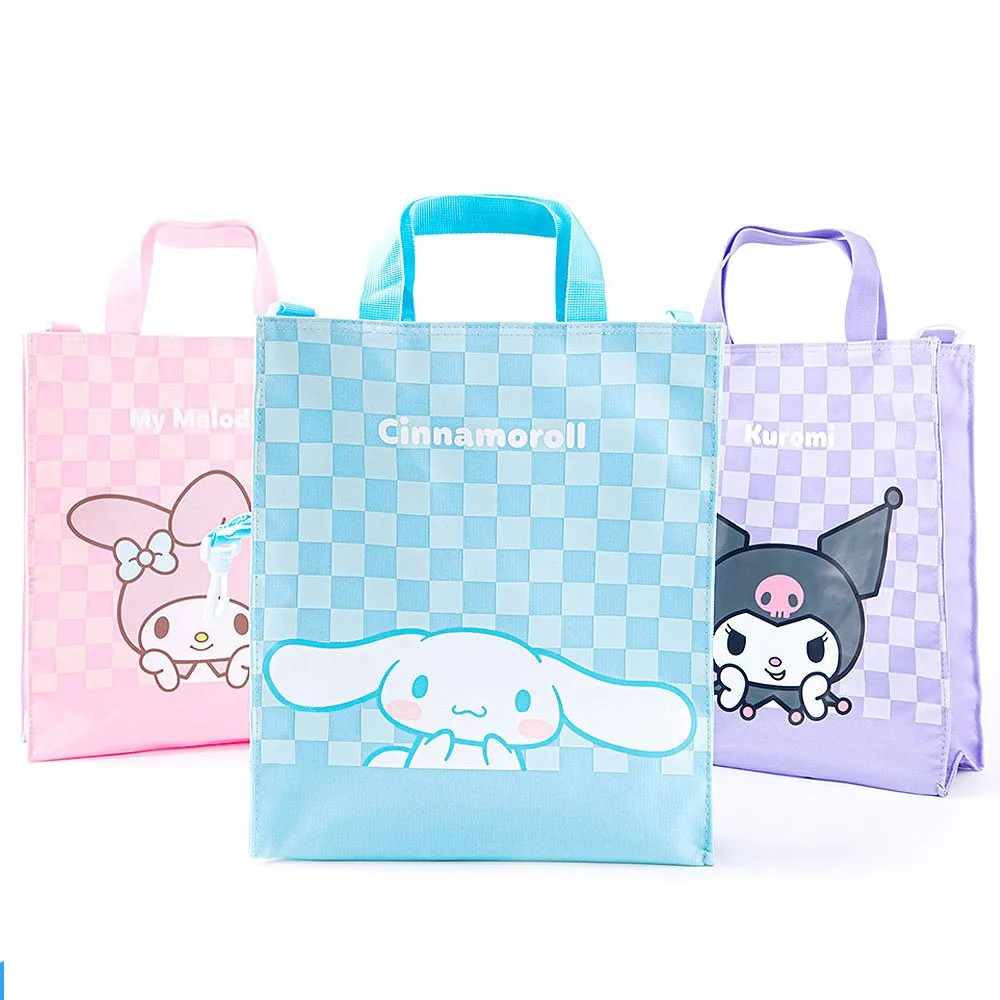 Sanrio Characters Checkered Multipurpose Bag