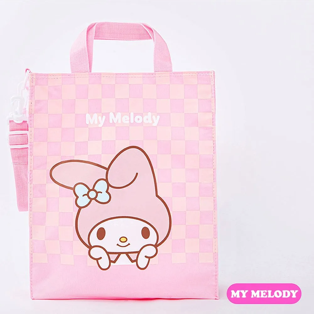 Sanrio Characters Checkered Multipurpose Bag