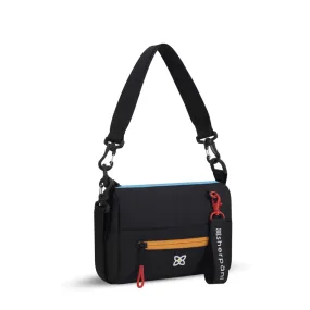 Sherpani Skye Mini Crossbody Bag in Chromatic Black with Multi Color