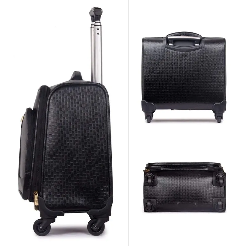 Single: Laptop Roller Case with Cushioned Sleeve | 44 LTR | Black