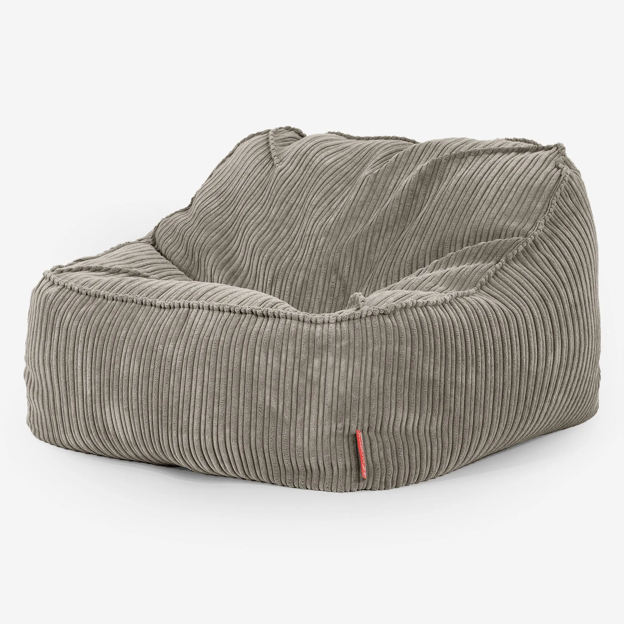 Sloucher Bean Bag Chair - Cord Mink