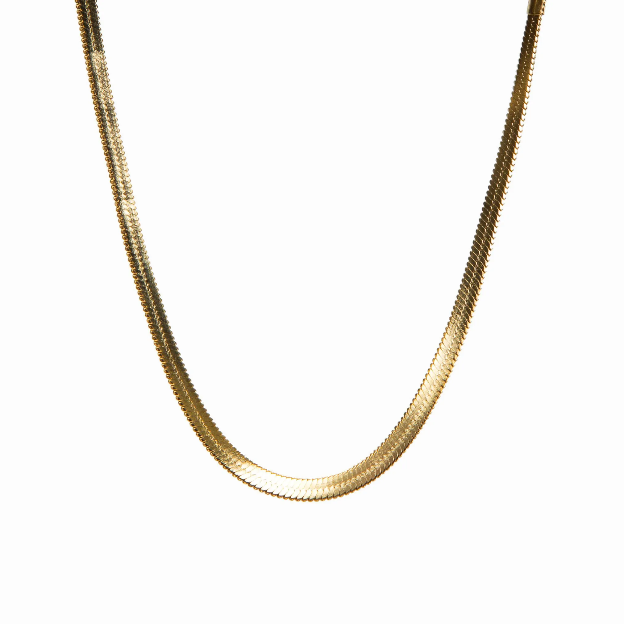 Snake Chain Necklace - Gold