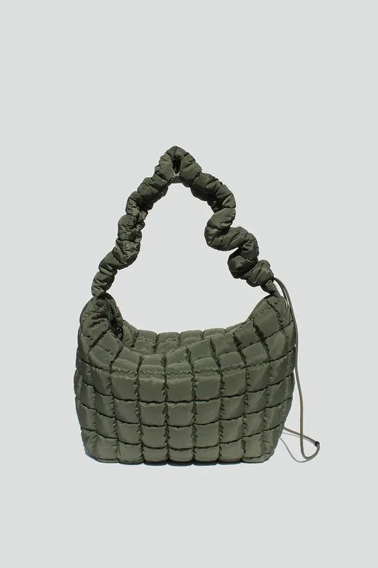 STREET LEVEL SLOUCHY QUILTED CROSSBODY BAG