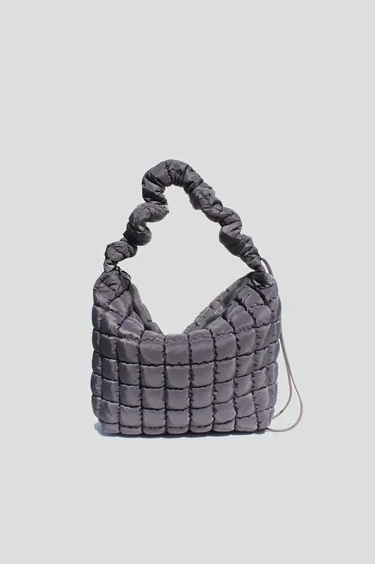 STREET LEVEL SLOUCHY QUILTED CROSSBODY BAG