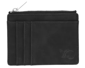 Suavecita Zipper Card Holder Wallet - Black