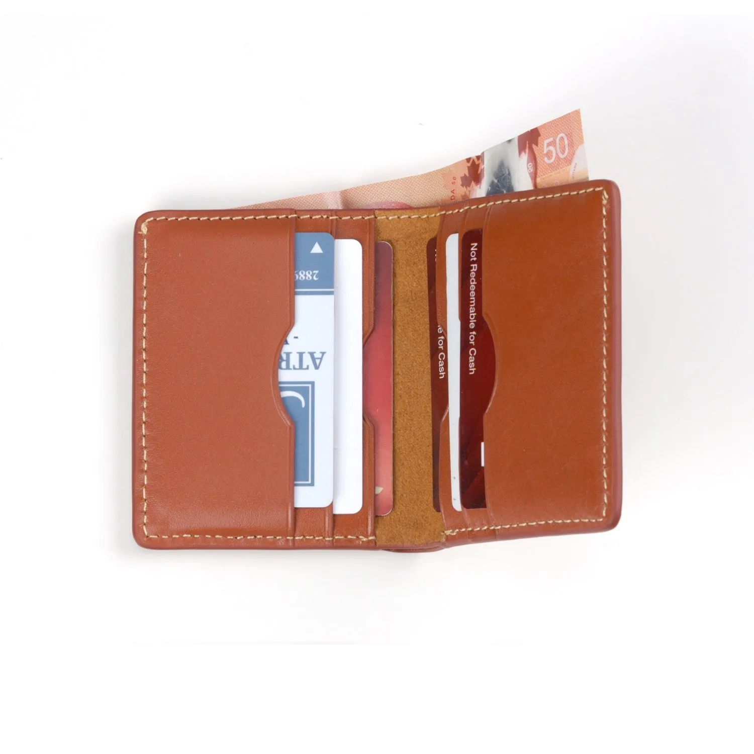 The Decent Living Leather Bifold Wallet