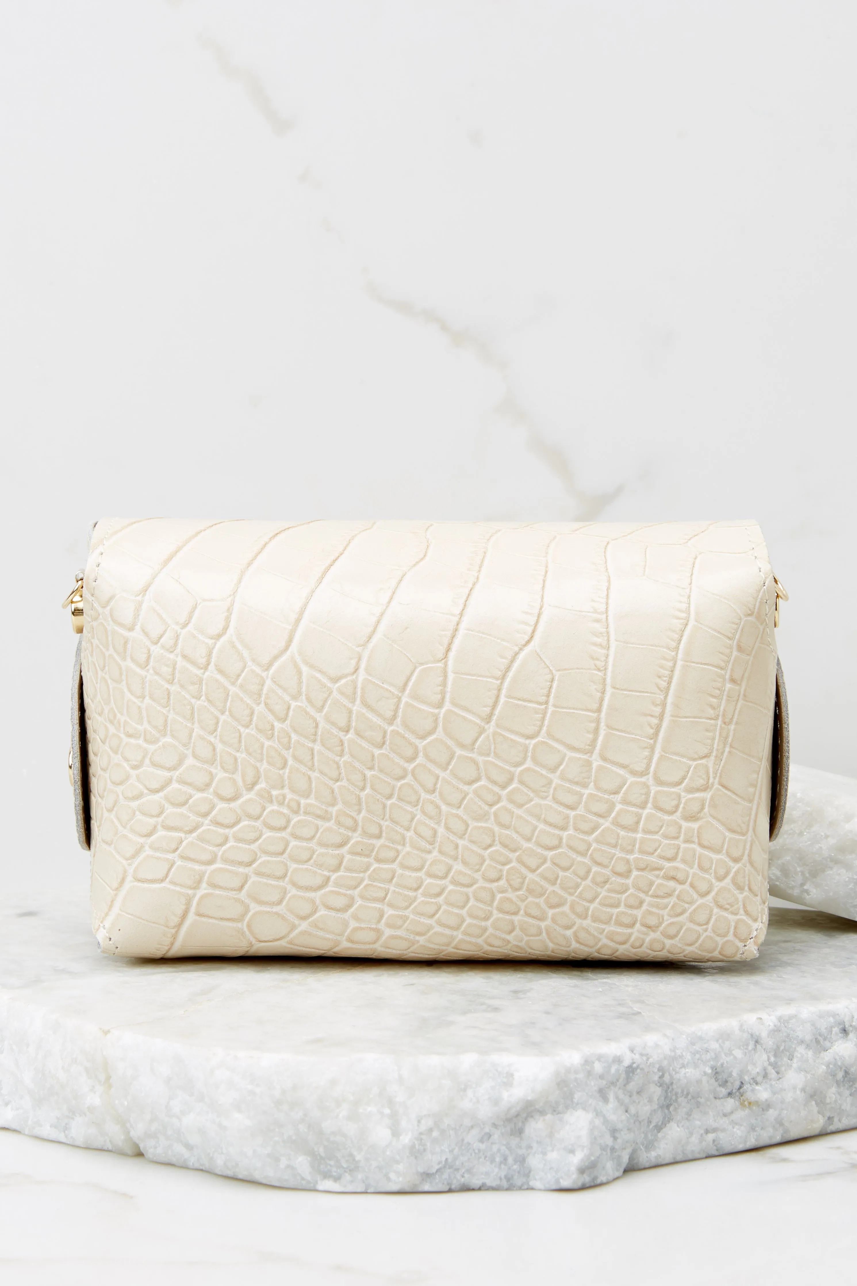 The Little Details Cream Leather Bag