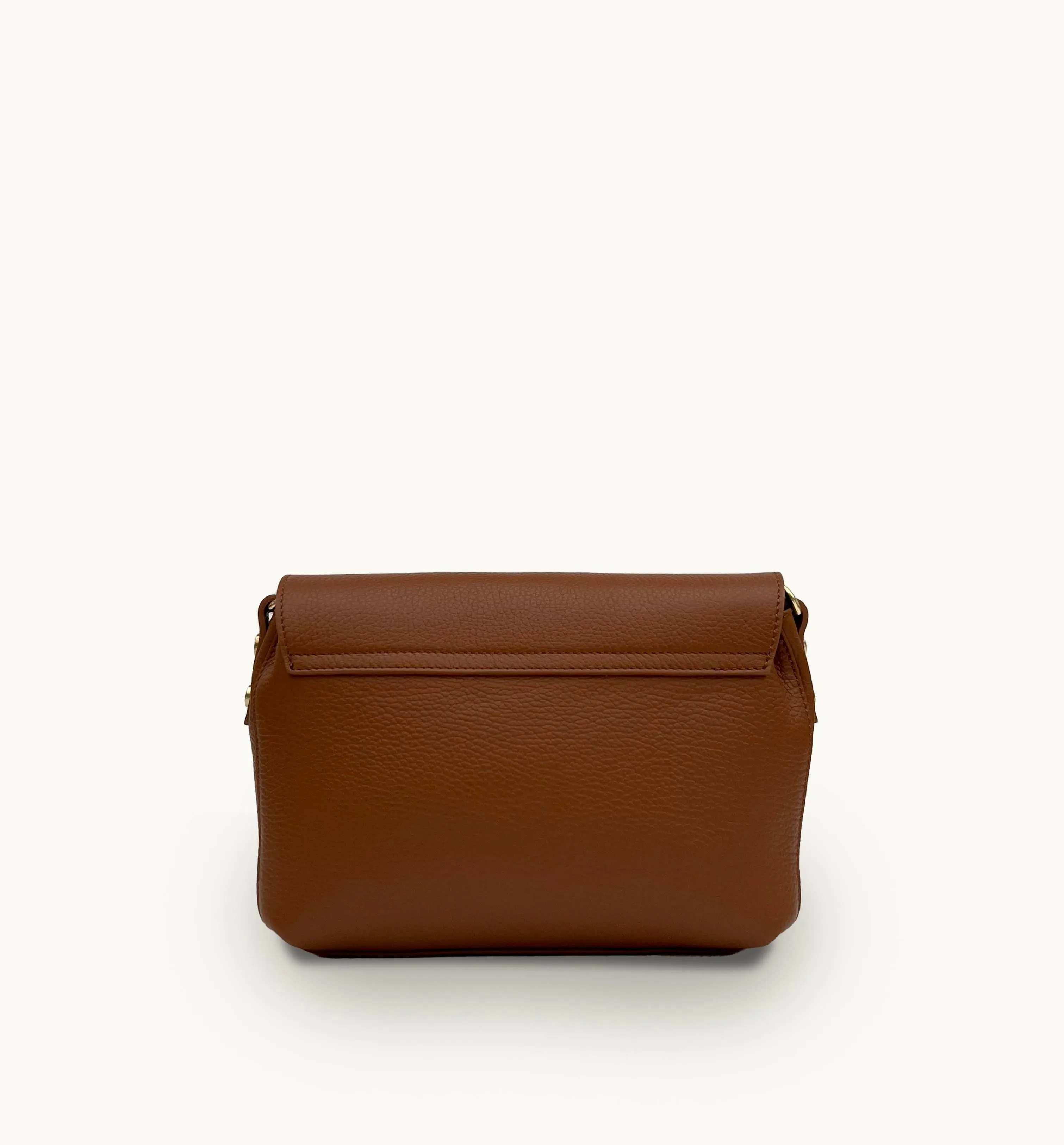 The Maddie Midi Tan Leather Bag