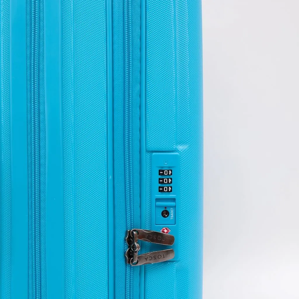 Tosca Sub Zero 2.0 3 Piece Hardsided Luggage Set - Aqua