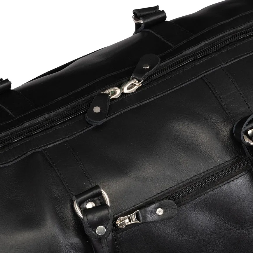 Tourist Leather Duffle 21" Black