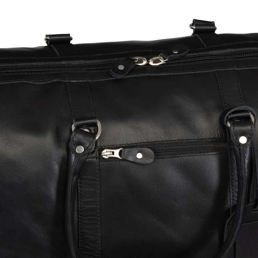 Tourist Leather Duffle 21" Black