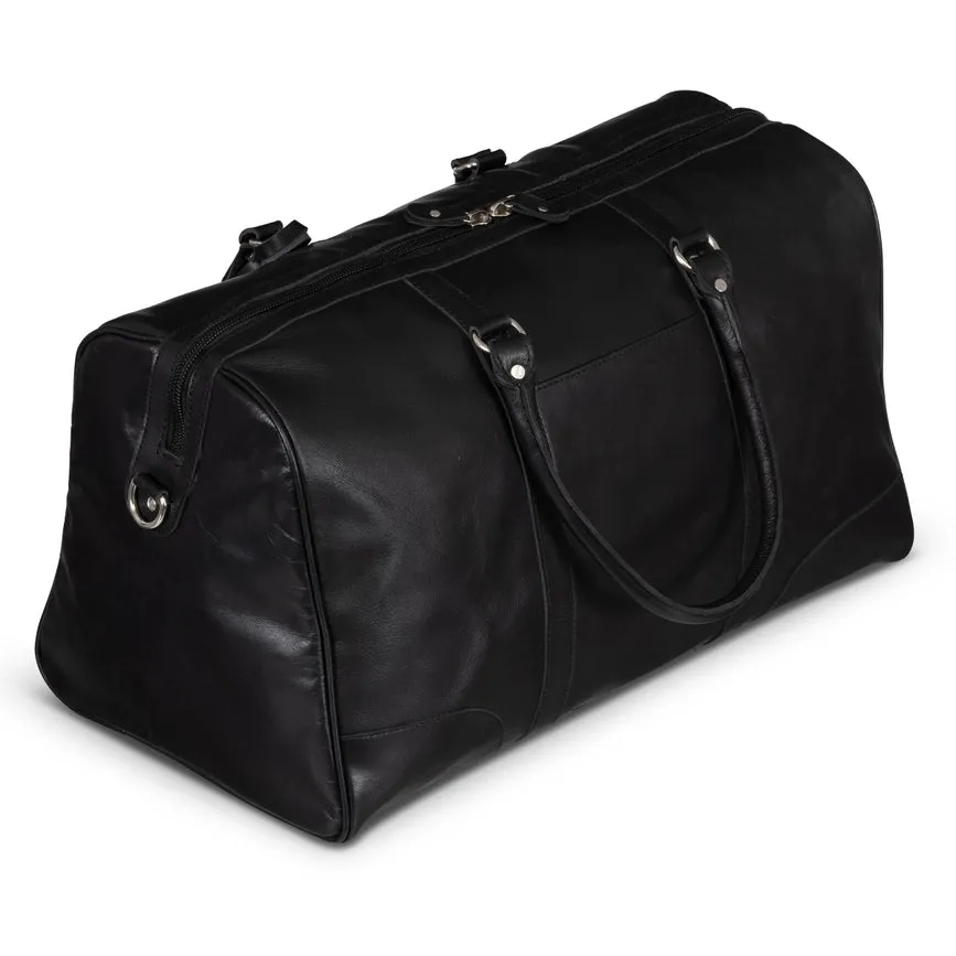 Tourist Leather Duffle 21" Black