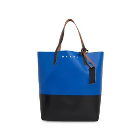 Tribeca Shopping Bag in Royal Blue/Black