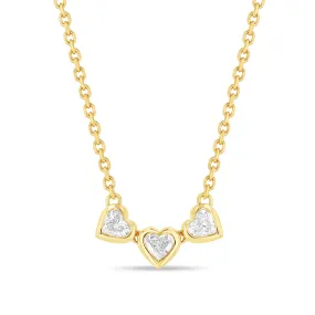 Trio Heart Necklace