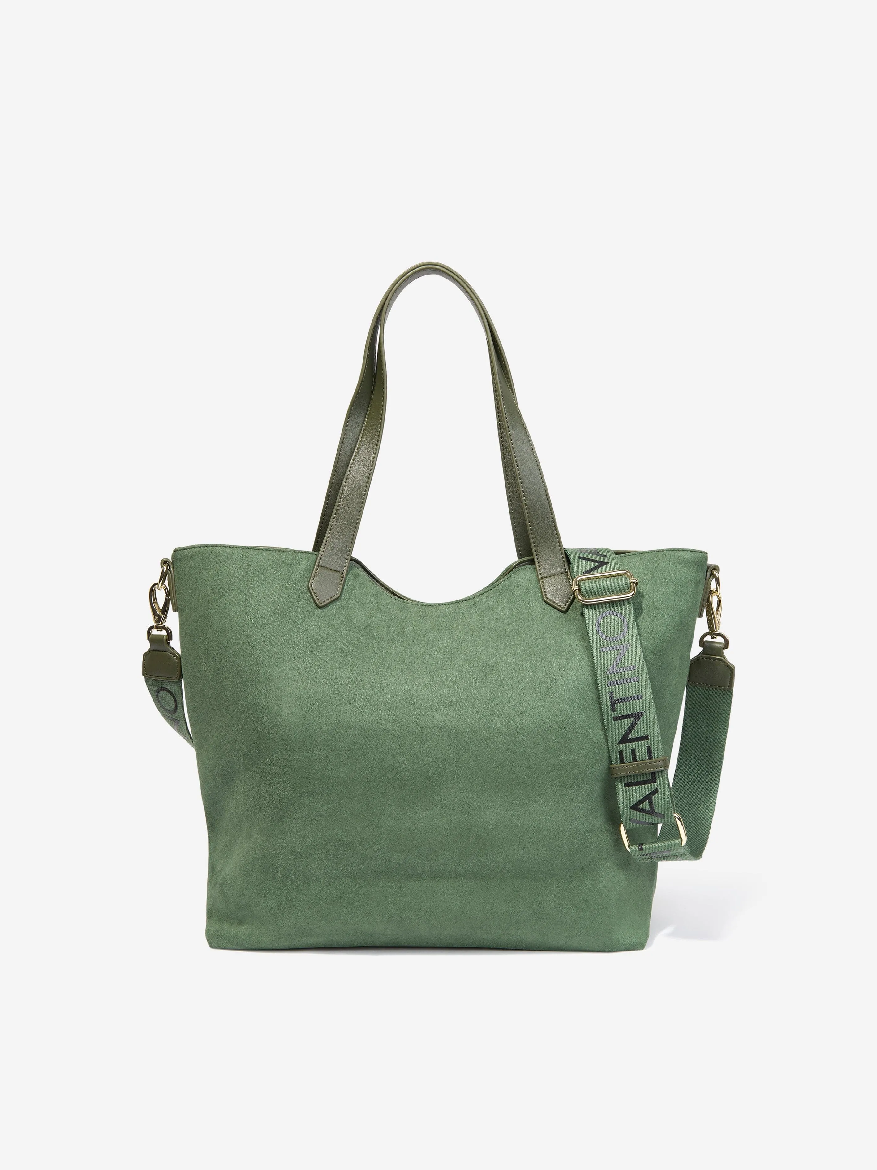 Valentino Girls Courmayeur Shopping Bag in Green (W:34cm)