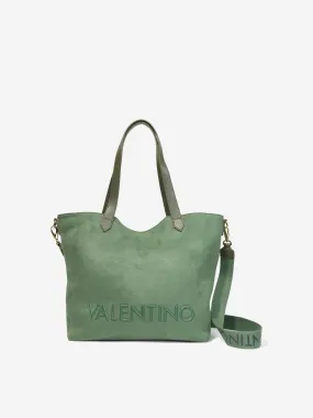 Valentino Girls Courmayeur Shopping Bag in Green (W:34cm)