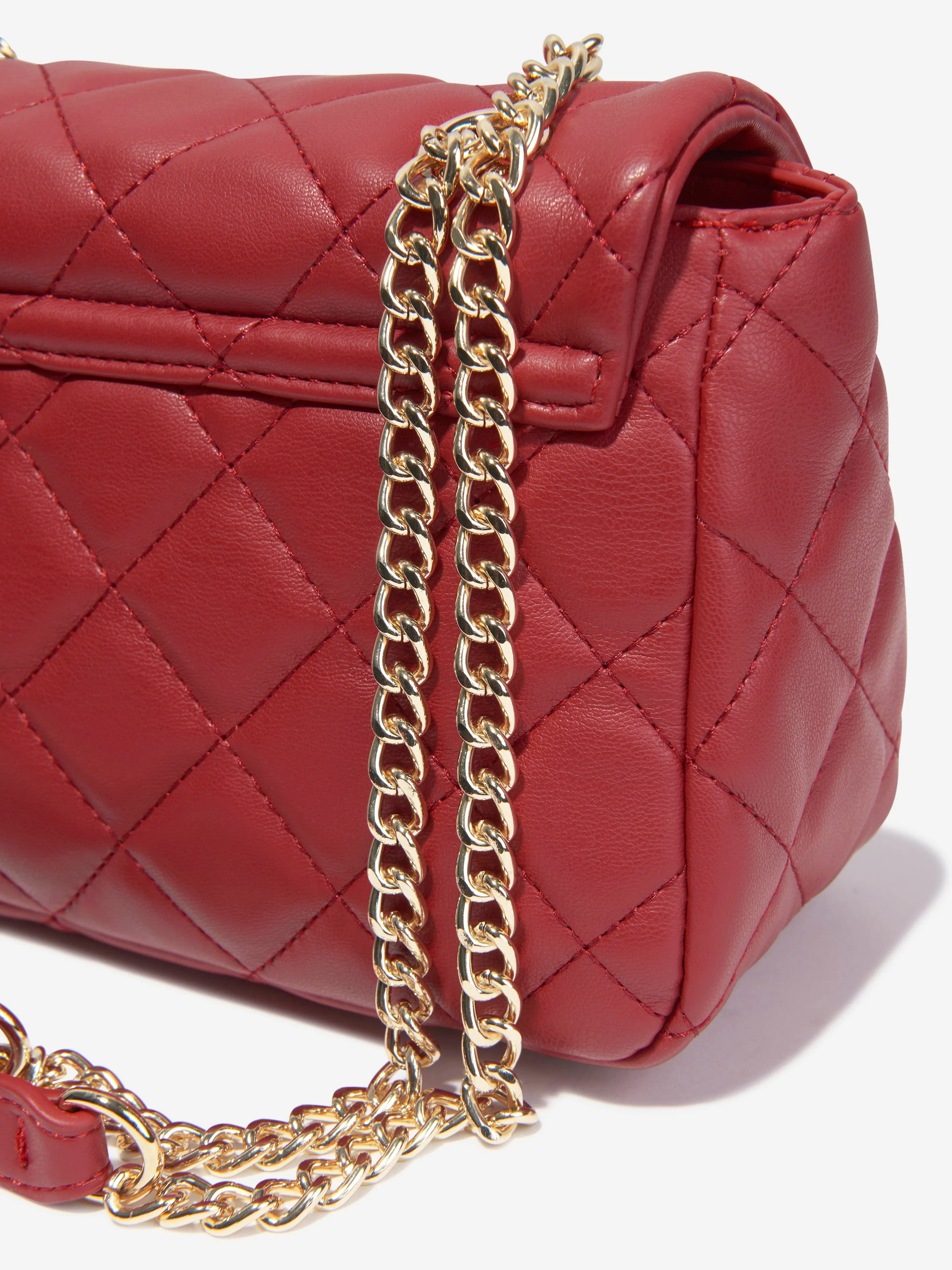 Valentino Girls Ocarina Flap Bag in Red (W: 18.5cm)