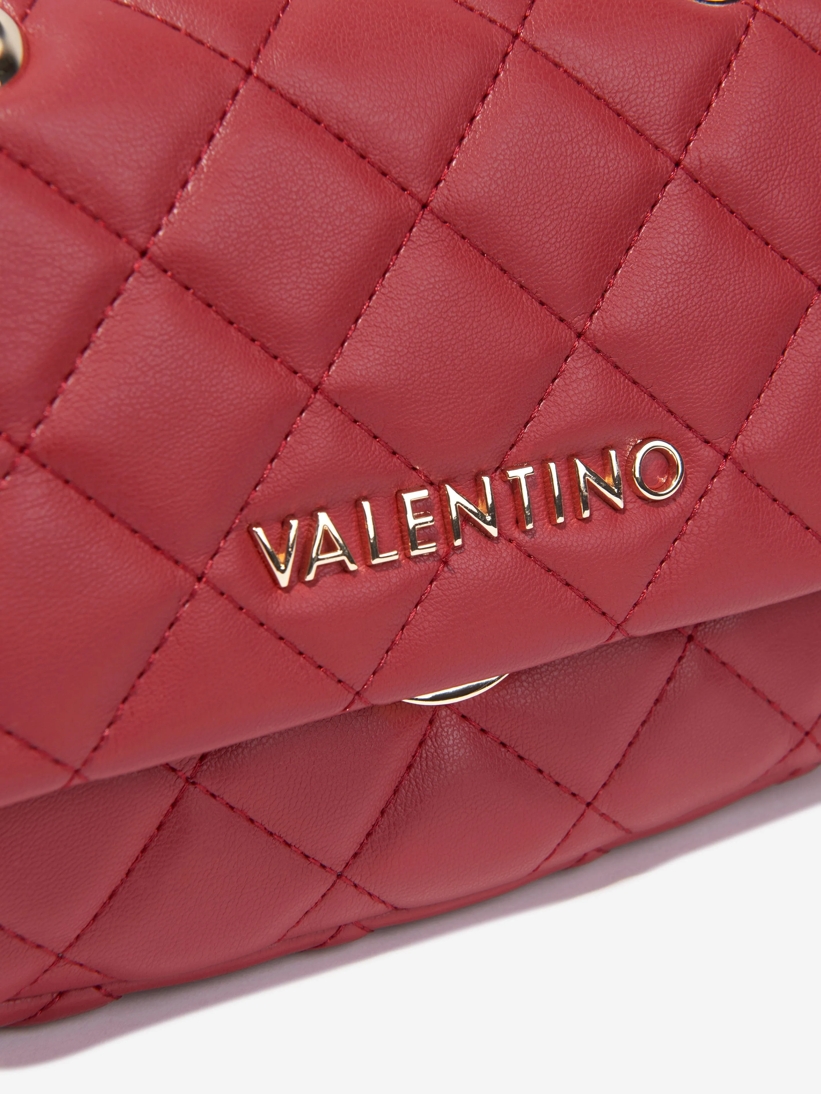 Valentino Girls Ocarina Flap Bag in Red (W: 18.5cm)