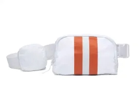 Varsity Burnt Orange/White HydroBeltbag™ with HydroHolster™