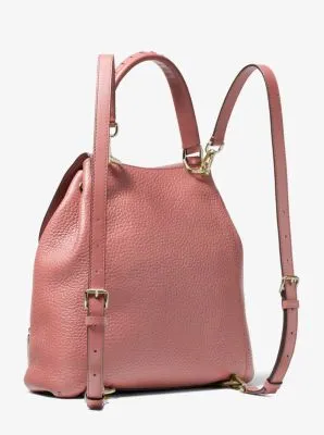 Viv Large Pebbled Leather Backpack