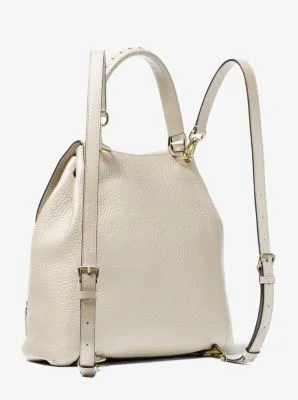 Viv Large Pebbled Leather Backpack