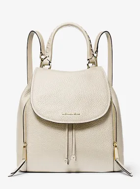 Viv Large Pebbled Leather Backpack