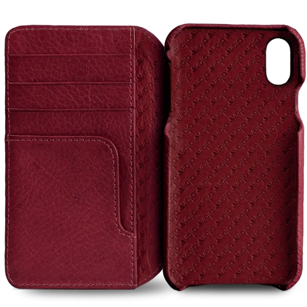 Wallet Agenda iPhone X / iPhone Xs Leather Case