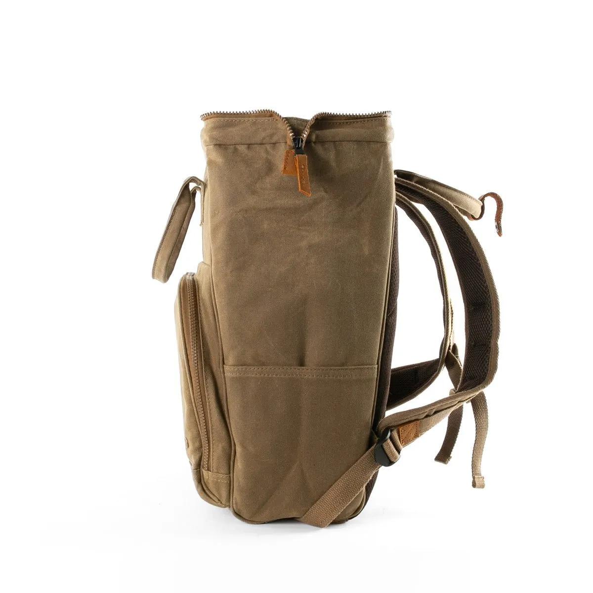 Waxed Canvas Picnic Backpack Cooler