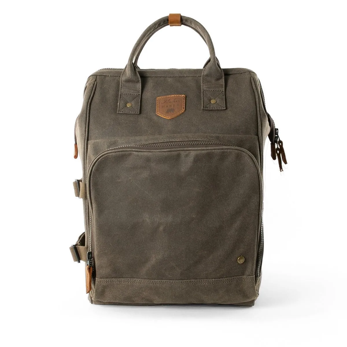 Waxed Canvas Picnic Backpack Cooler