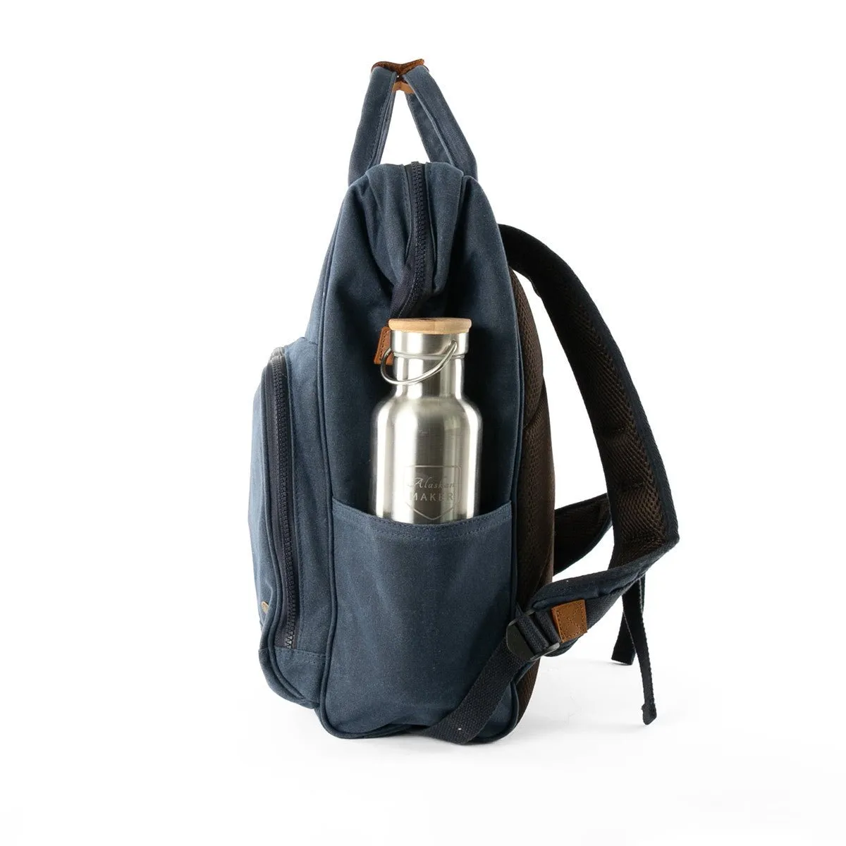 Waxed Canvas Picnic Backpack Cooler