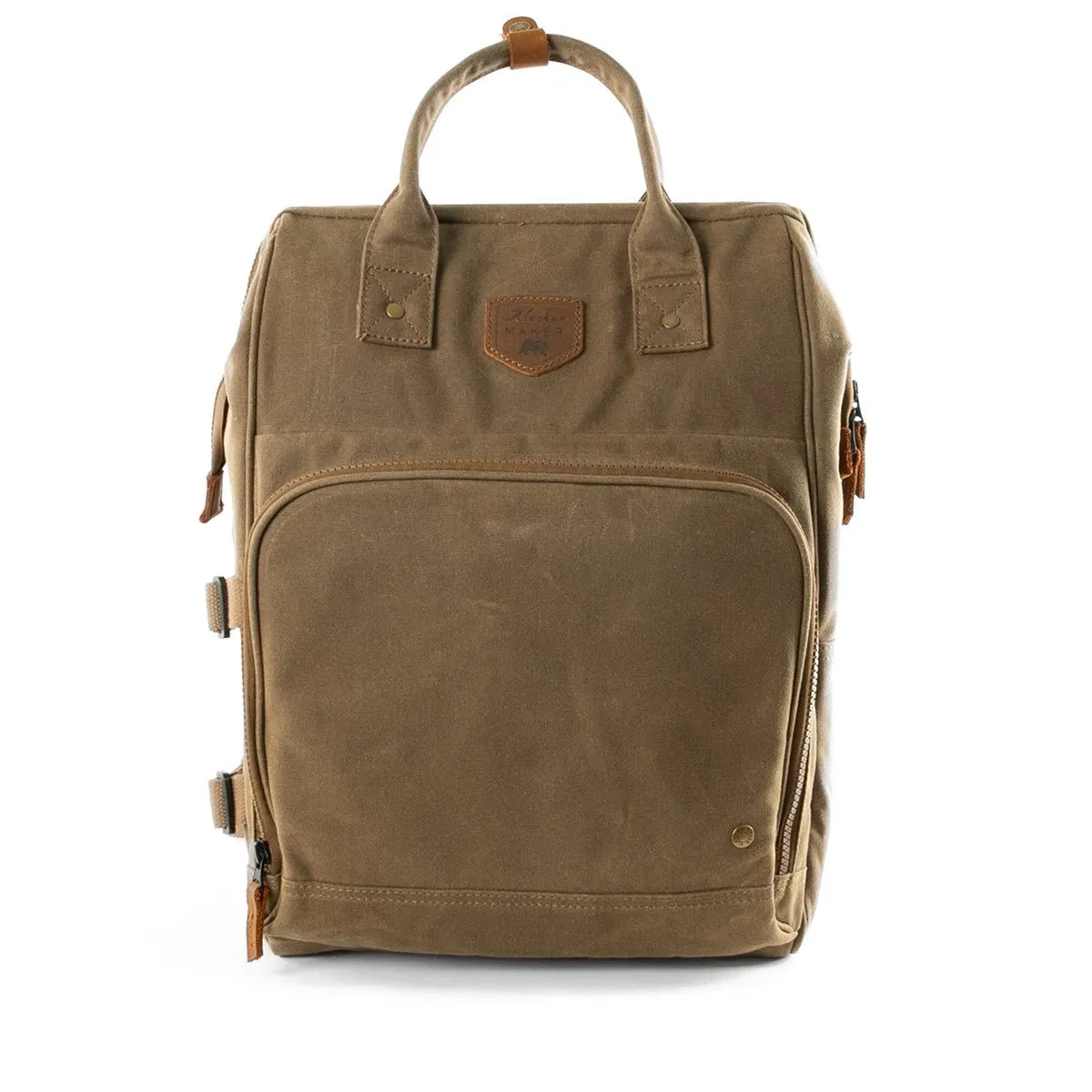 Waxed Canvas Picnic Backpack Cooler