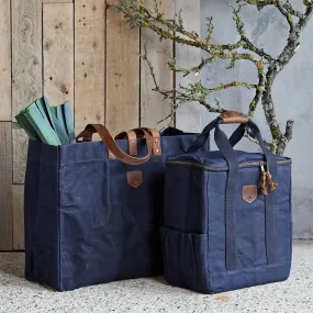 Waxed Canvas Tote & Cool Bag Picnic Set