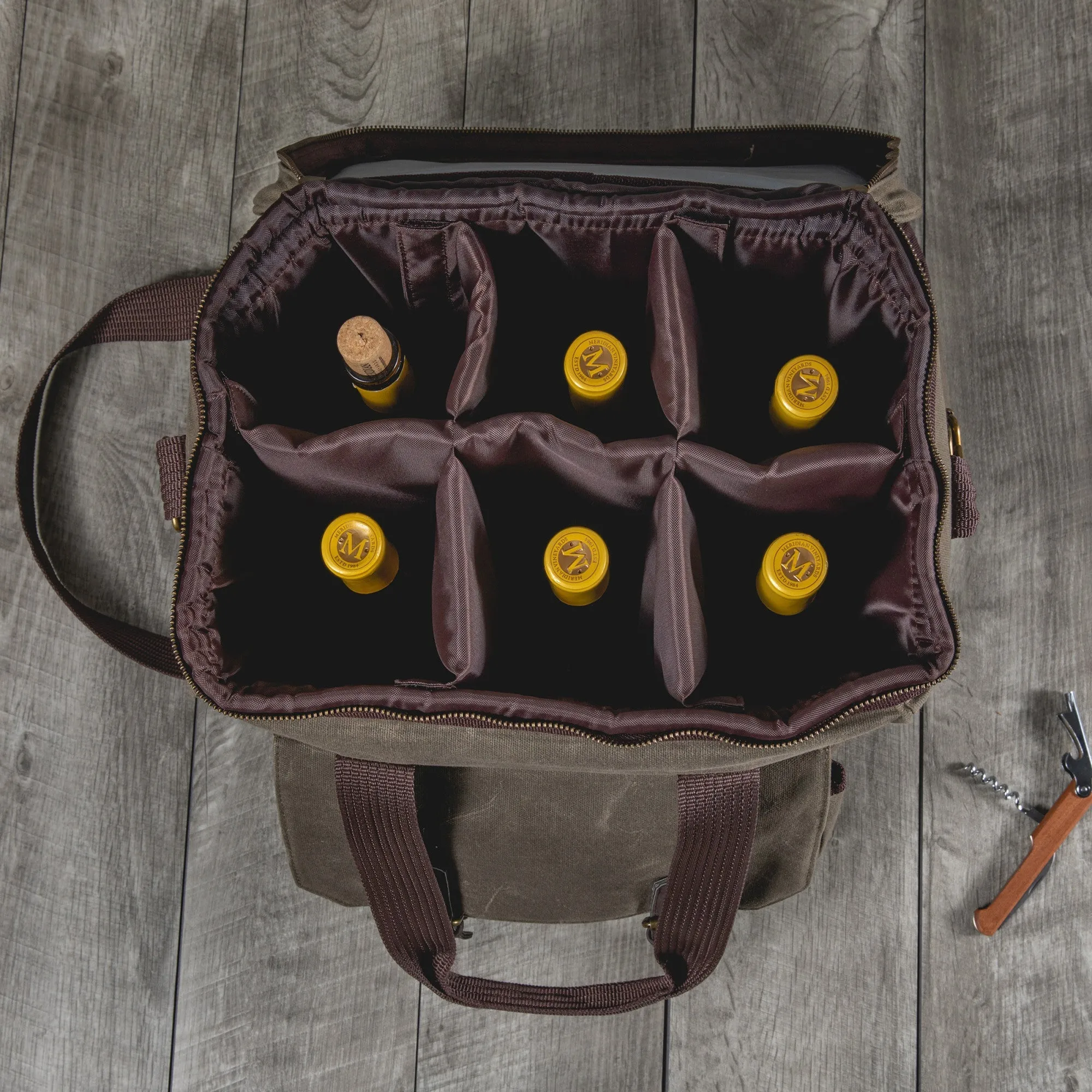 Weekender 6 Bottle Insulated Wine Bag