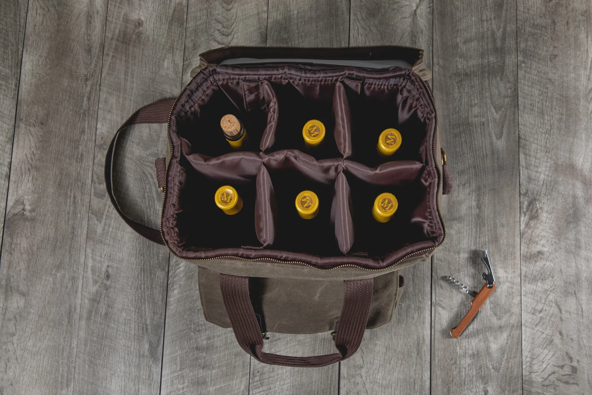 Weekender 6 Bottle Insulated Wine Bag